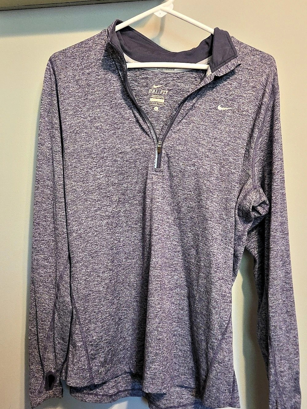 Nike Dri-FIT Half-Zip Pullover Women's Purple